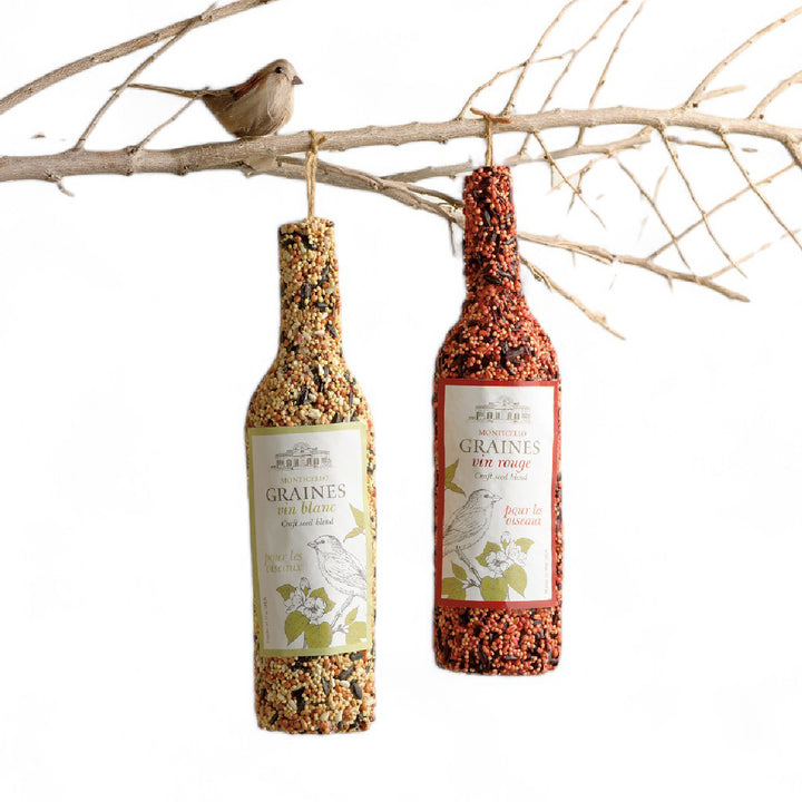 Monticello Birdseed Wine Bottles