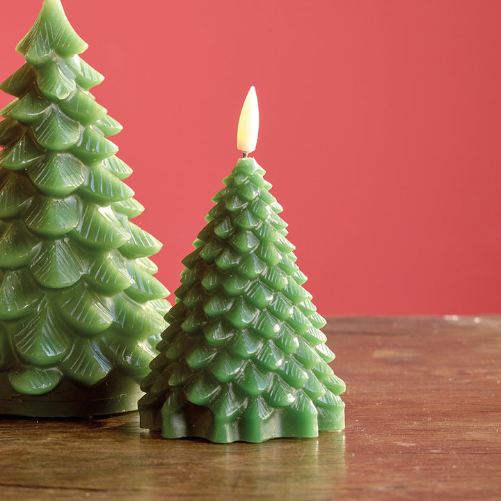 Pine Tree LED Candle Small