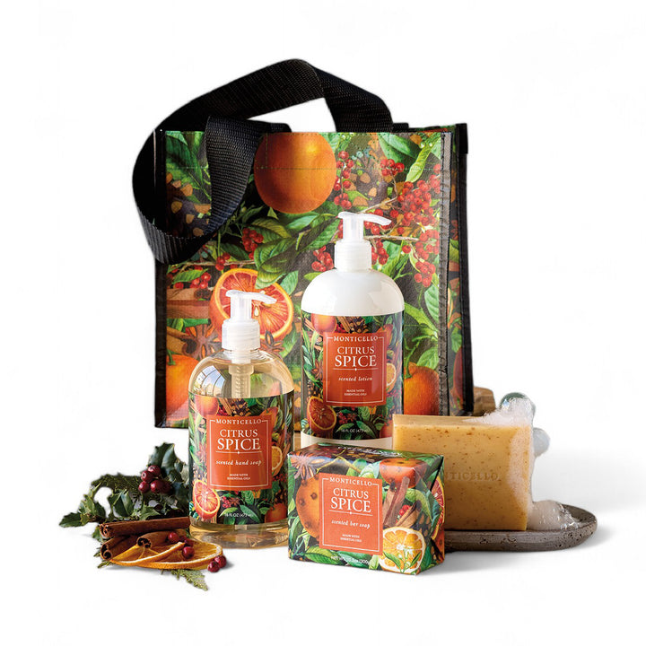 Evergreen & Orange Skincare Gift Set