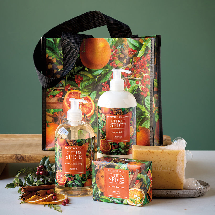 Evergreen & Orange Skincare Gift Set