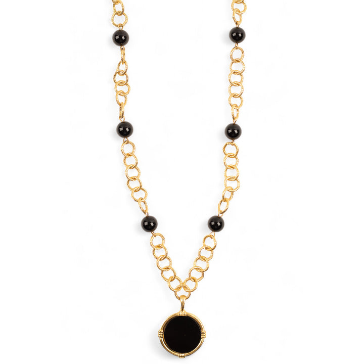 Monticello Onyx Pendant Necklace