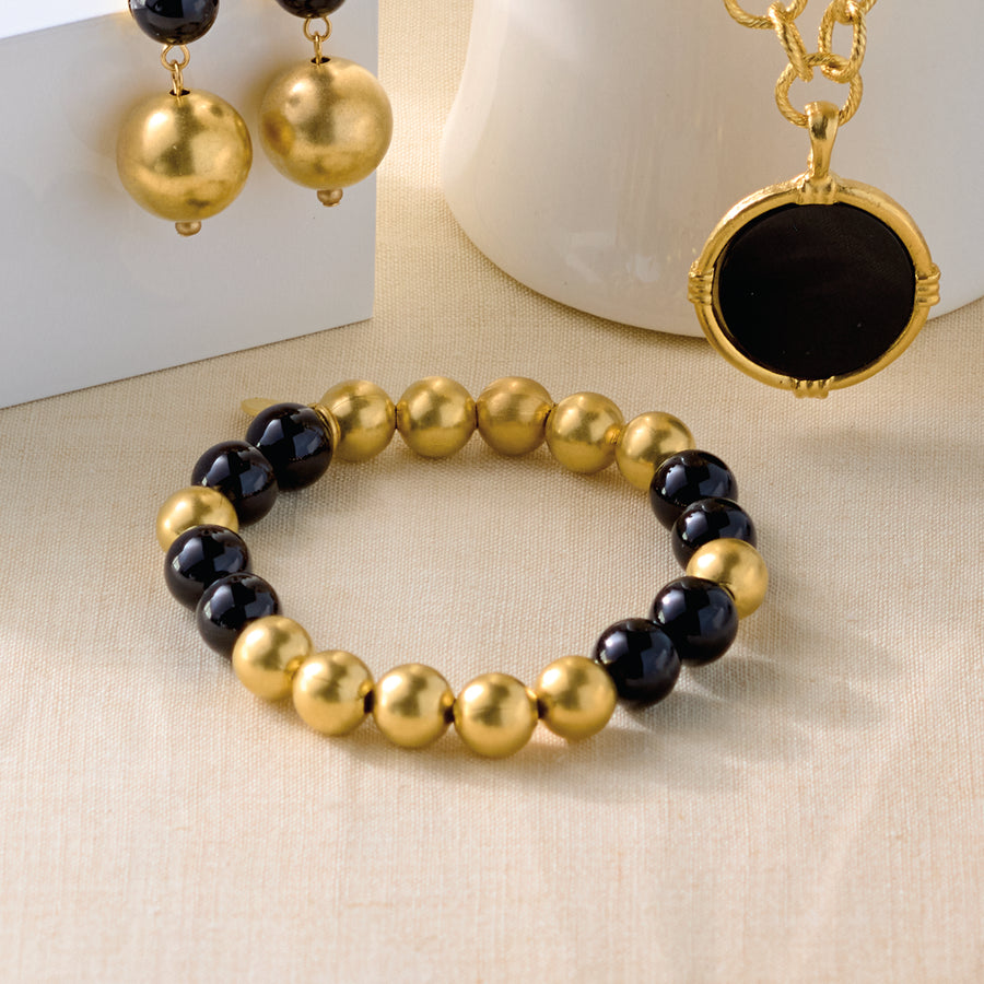 Monticello Onyx Stretch Bracelet