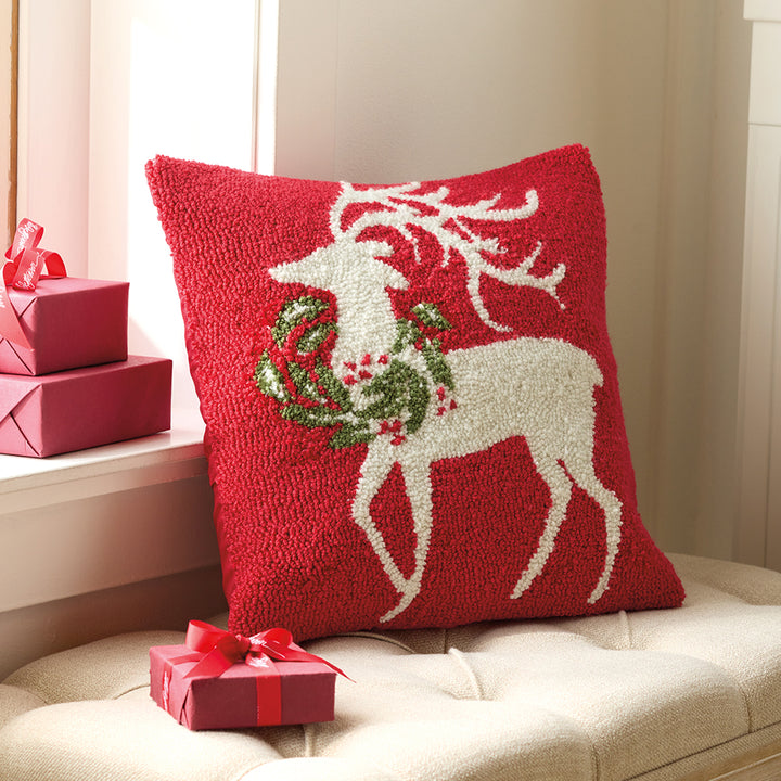 Monticello Deer Throw Pillow