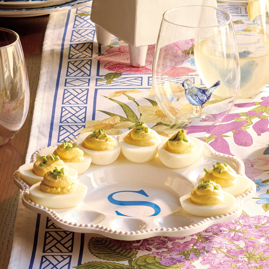 Monticello Personalized Deviled Egg Platter