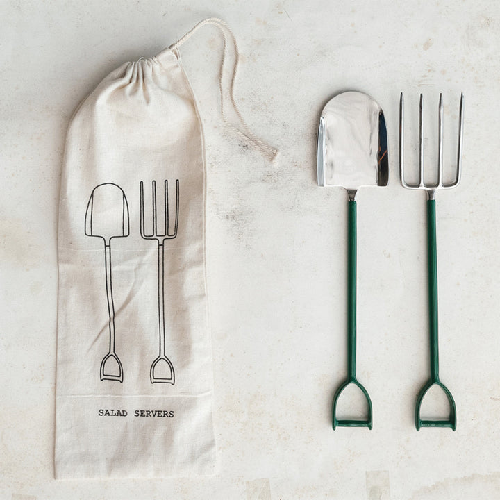 Garden Tool Salad Servers