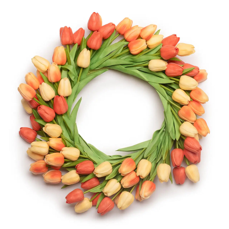 Spring Tulip Wreath