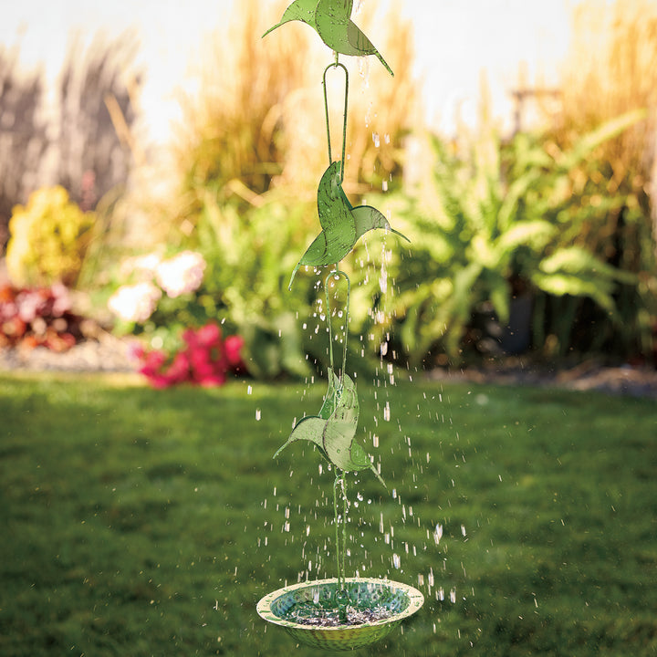 Hummingbird Rain Chain