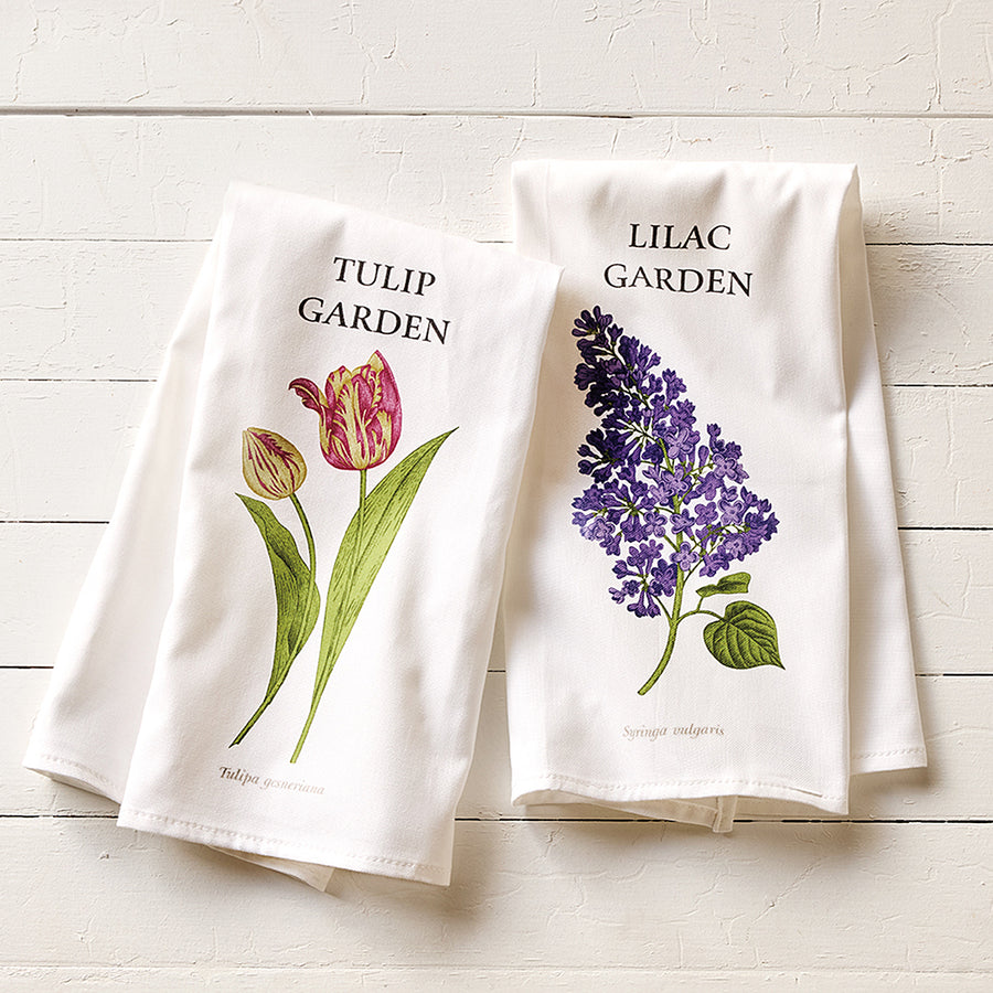 Tulip and Lilac Kitchen Towels