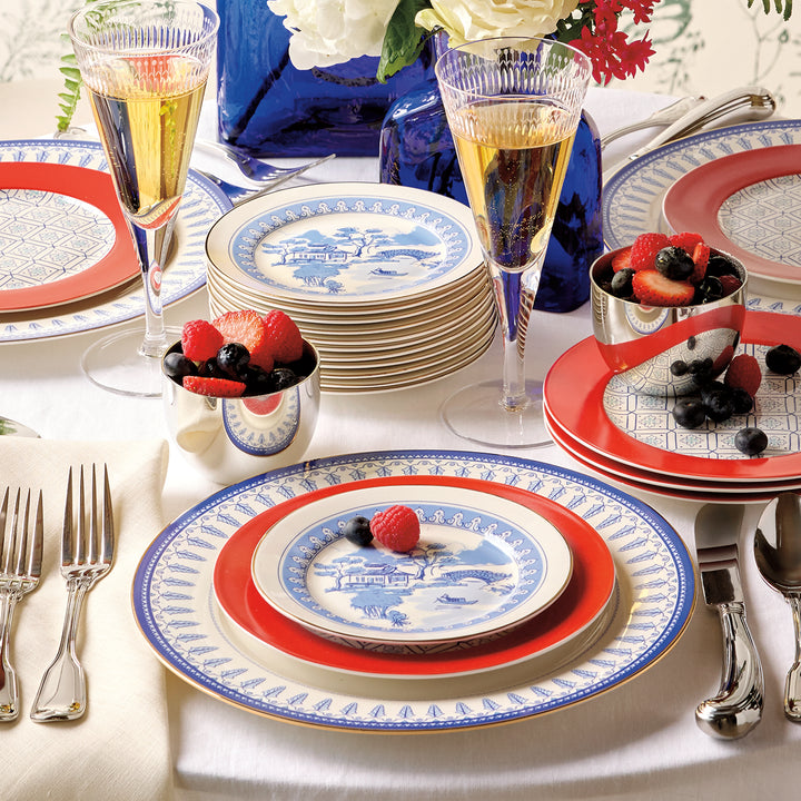 Monticello Chinoiserie Ceramic Dinnerware Collection