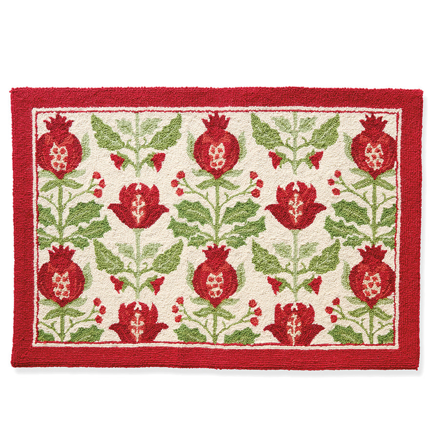 Monticello Amaryllis & Pomegranate Rug