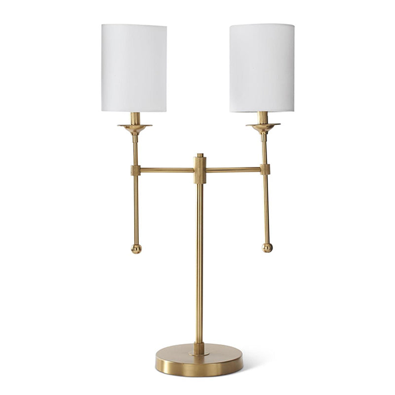 Double Arm Candlestick Lamp