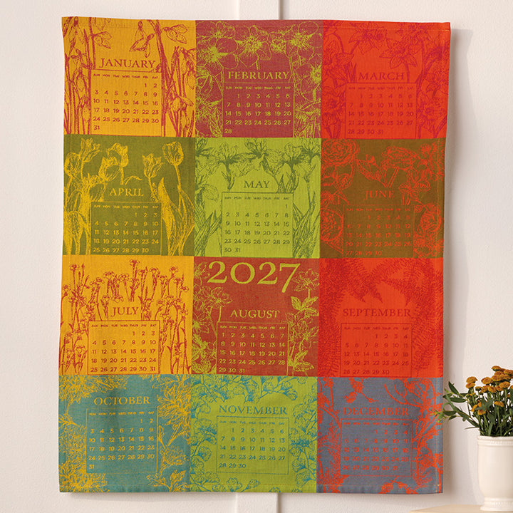 Monticello Jacquard 2027 Calendar Towel