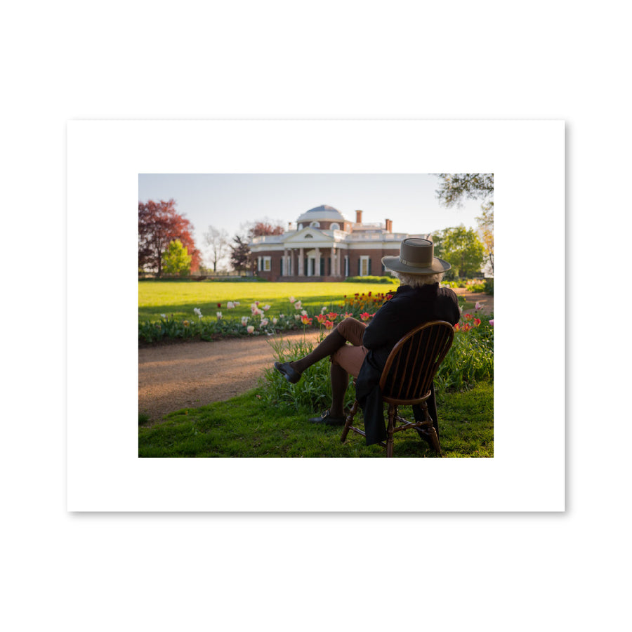 Monticello "Essay in Architecture" Matted Print