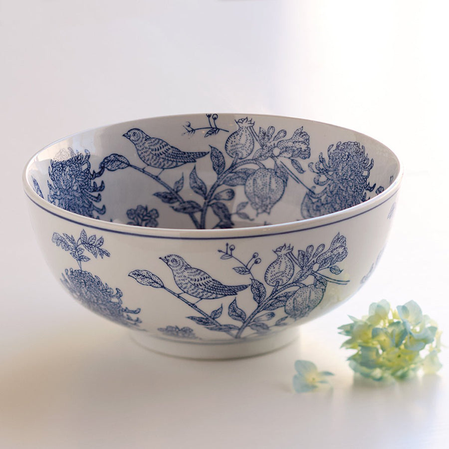 Avian Garden Stoneware Bowl - Monticello Shop