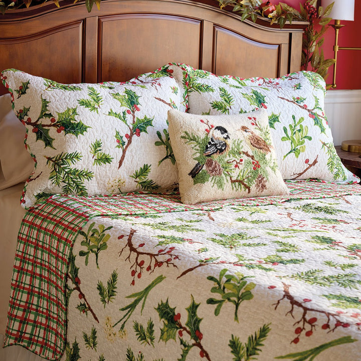 Balsam & Berries Reversible Quilt Set - King - Monticello Shop