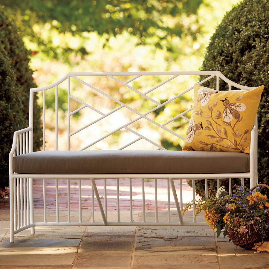 Monticello Chippendale Bench & Cushion