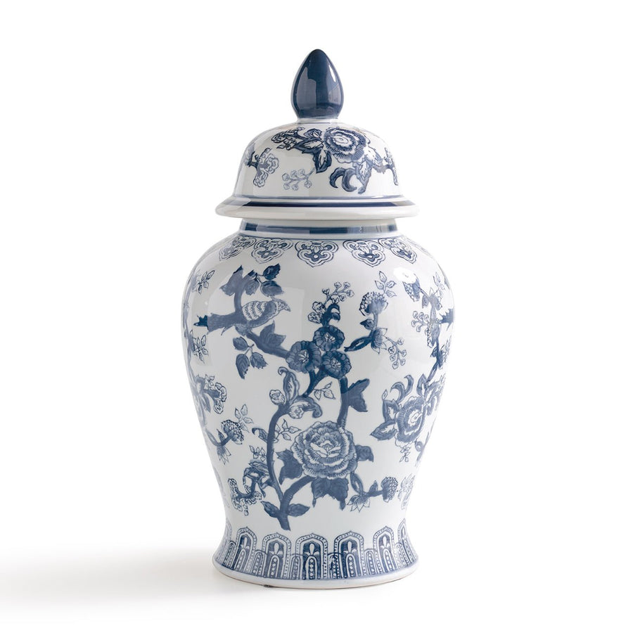 ginger jar plant pot Birds & Blooms Porcelain Ginger Jar