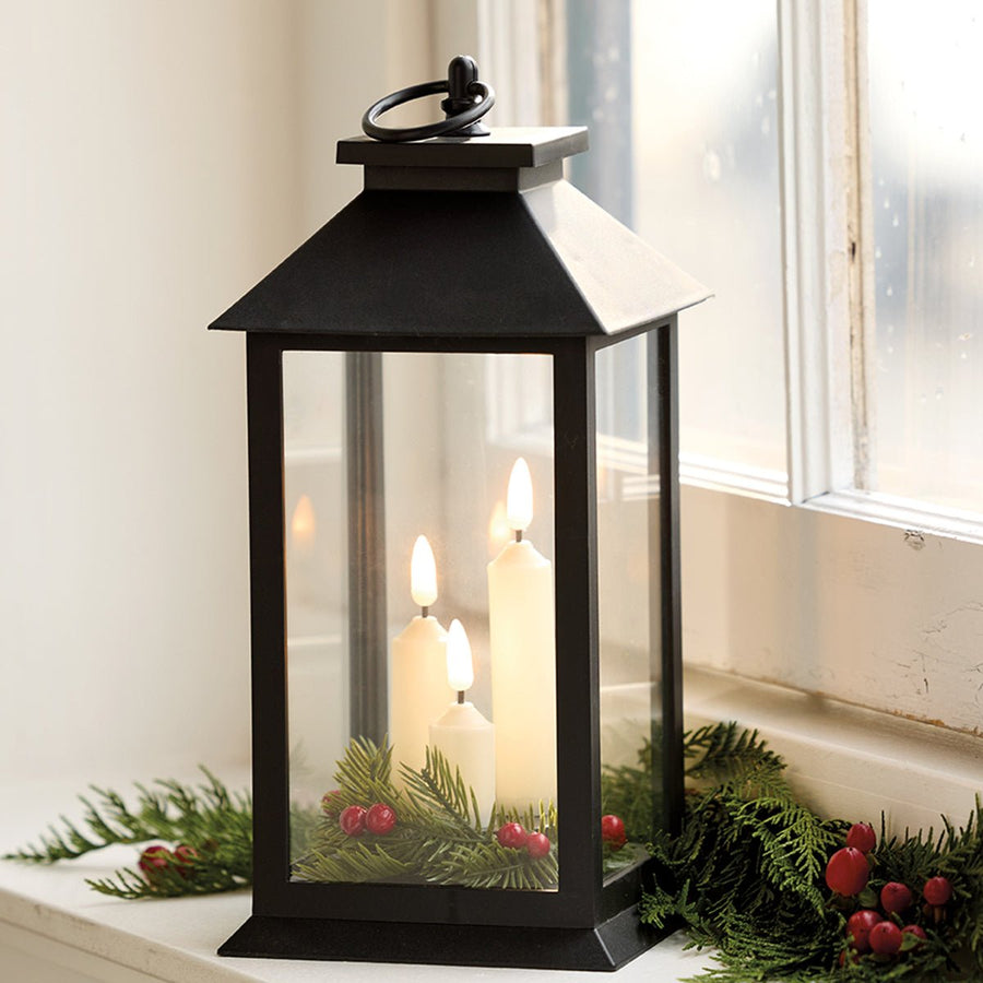 Black Table Lantern - Monticello Shop