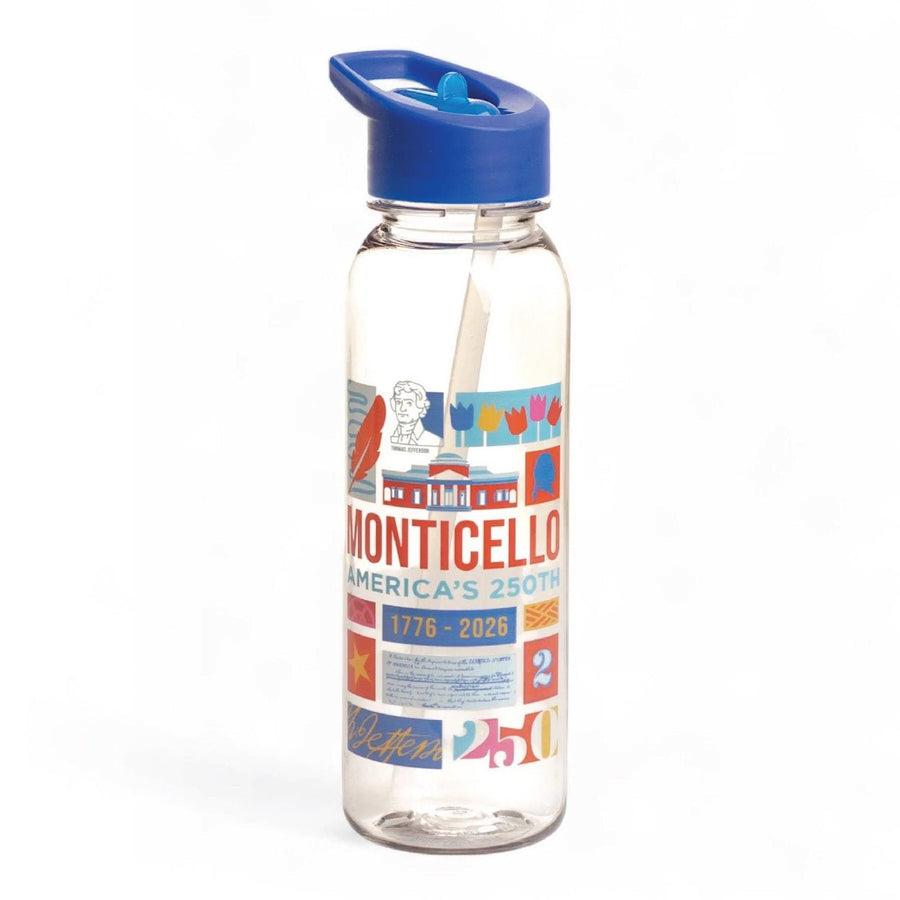 Block Party Flip Straw Water Bottle - Monticello Shop