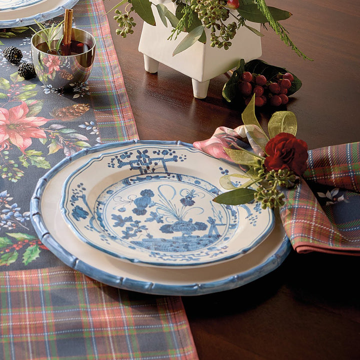 Blue & White Melamine Salad Plates (set of 4) - Monticello Shop