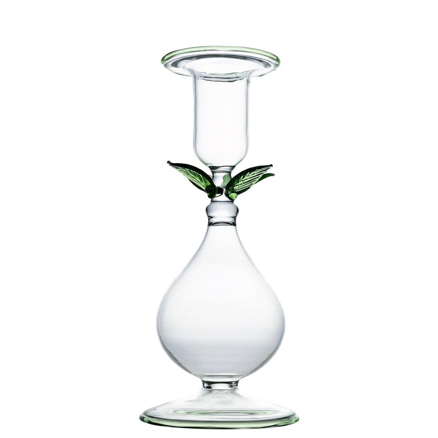 Botanical Glass Candle Holder - Monticello Shop