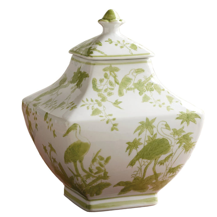 Botanical Stoneware Jar - Monticello Shop