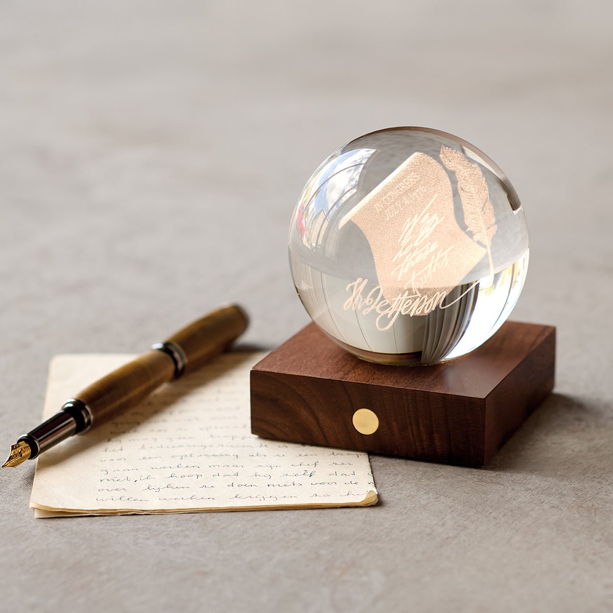 Declaration of Independence Crystal Light – Monticello Shop