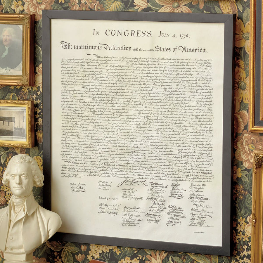 Declaration of Independence on Parchment (1:1.5 Scale) - Monticello Shop