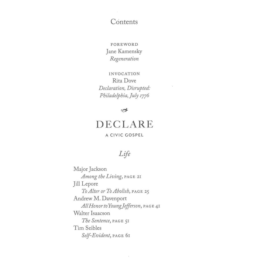 DECLARE: A Civic Gospel - Monticello Shop