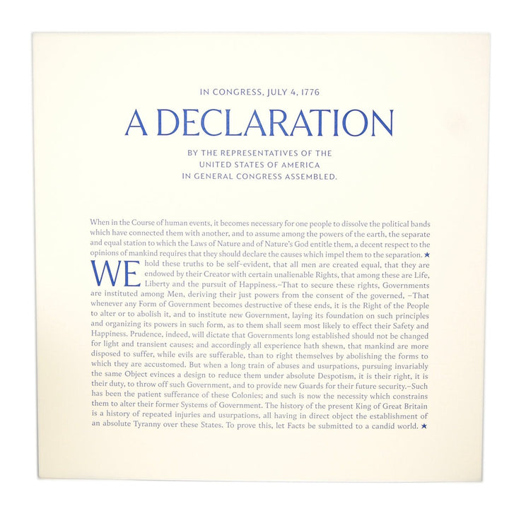 Declare Broadside - Monticello Shop