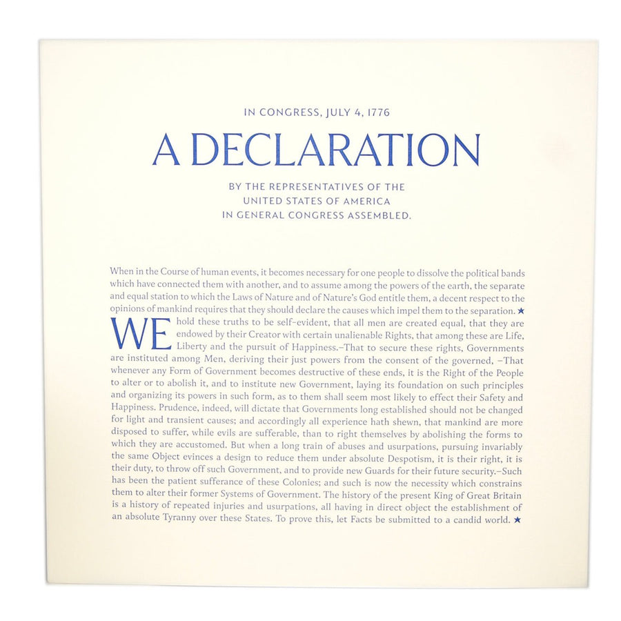 Declare Broadside - Monticello Shop