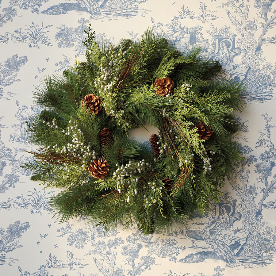 Evergreen Pine Wreath - Monticello Shop