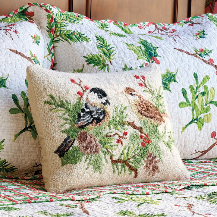 Feathered Friends Pillow - Monticello Shop