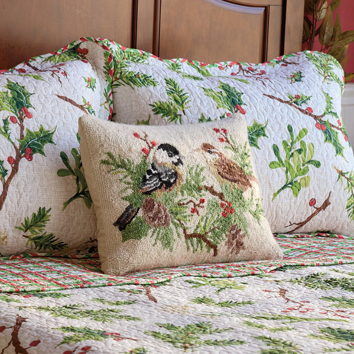 Feathered Friends Pillow - Monticello Shop