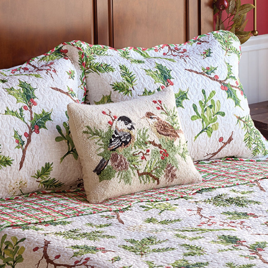 Feathered Friends Pillow - Monticello Shop