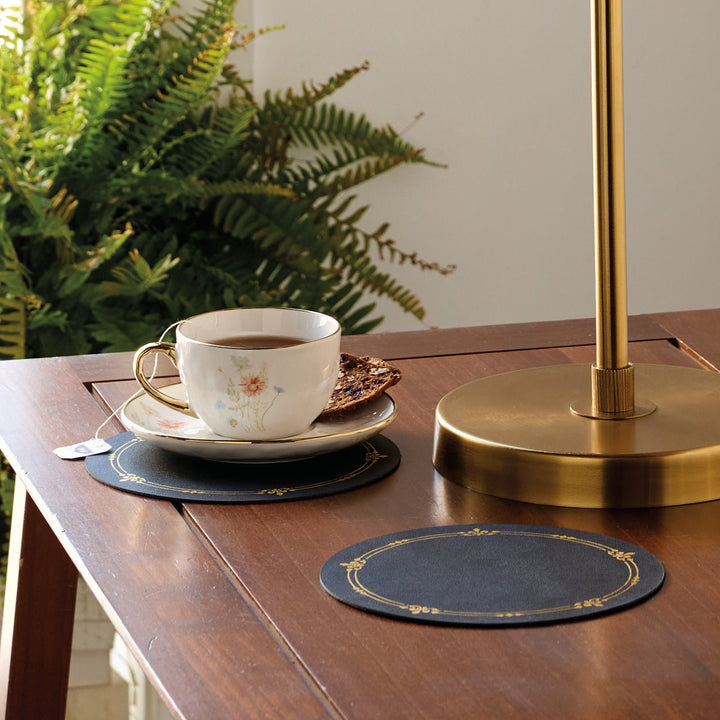 Fleur-de-Lis Leather Furniture Spots - Monticello Shop