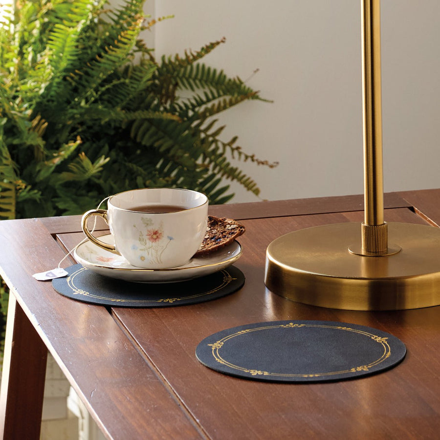 Fleur-de-Lis Leather Furniture Spots - Monticello Shop