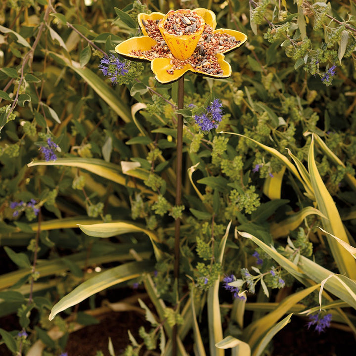 Flower Garden Stake with Birdseed - Monticello Shop