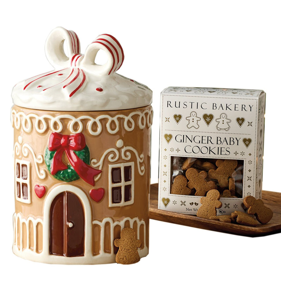 Gingerbread Jar & Cookies - Monticello Shop