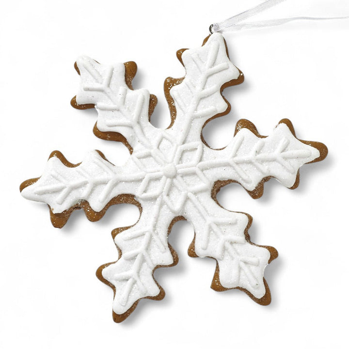 Gingerbread Snowflake Ornaments (set of 6) - Monticello Shop