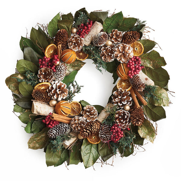 Holiday Scented Botanical Wreath – Monticello Shop