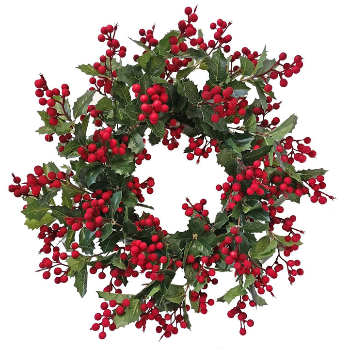 Holly Berry Wreath - Monticello Shop