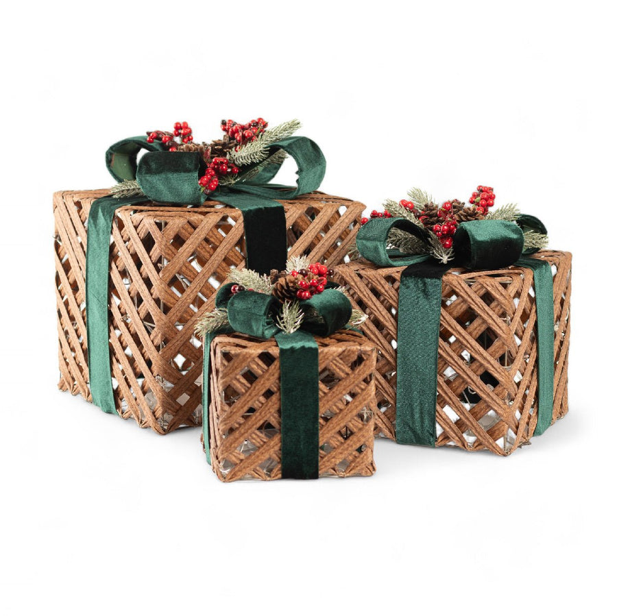 Illuminated Presents Set - Monticello Shop