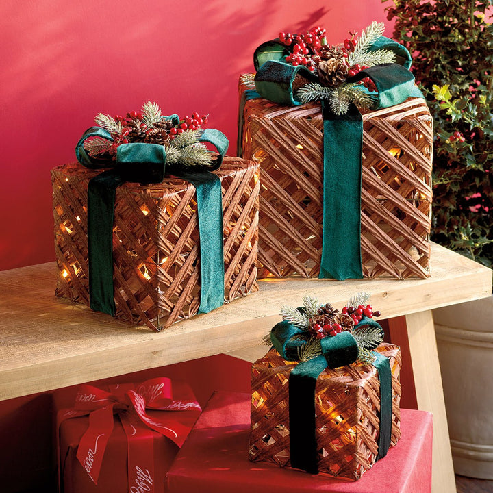 Illuminated Presents Set - Monticello Shop