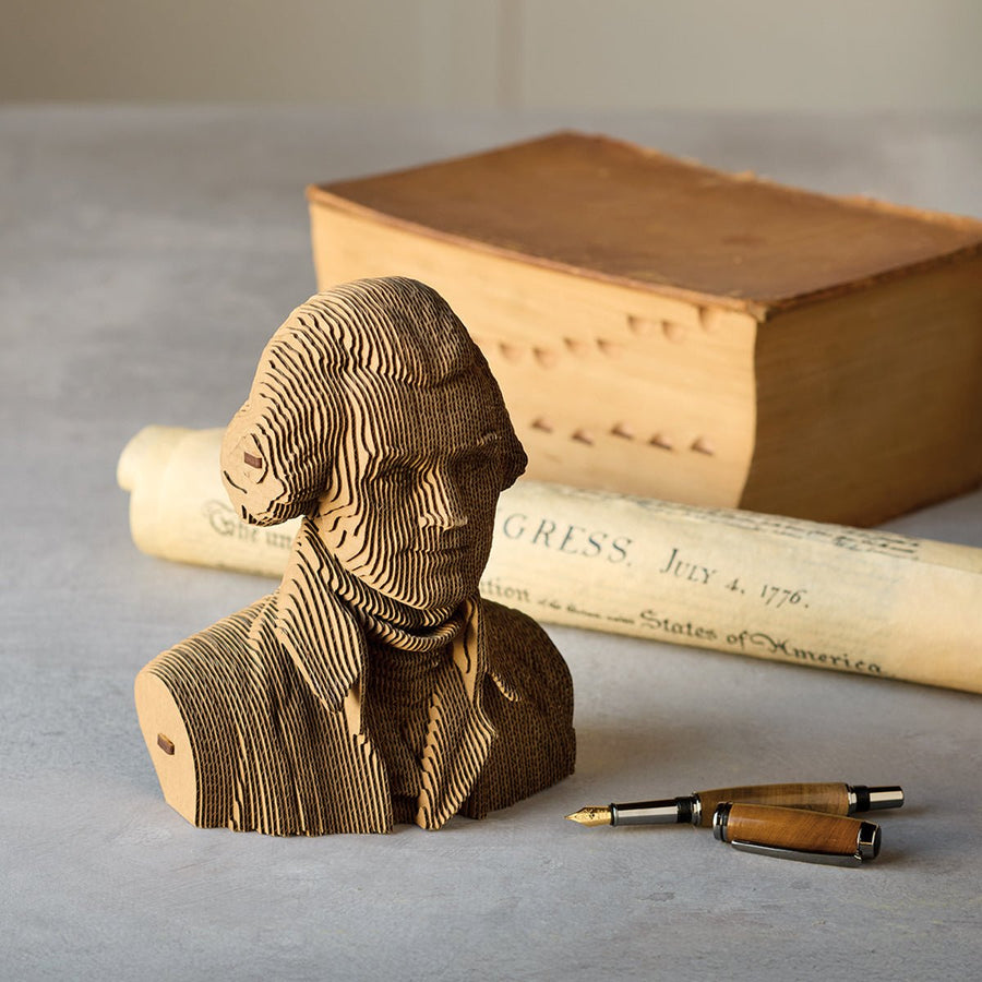 Jefferson Bust Cardboard Puzzle - Monticello Shop