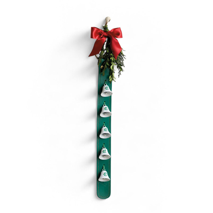Leather Door Hanger with Bells - Monticello Shop