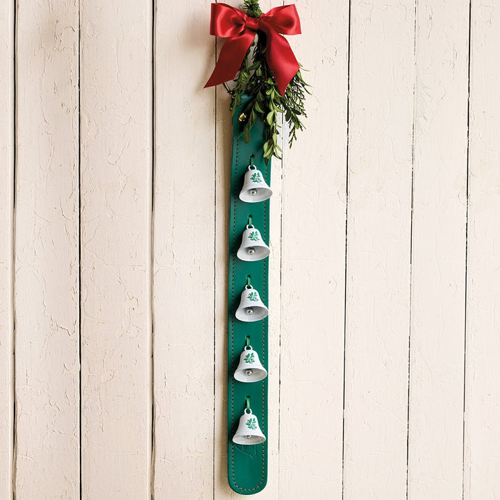Leather Door Hanger with Bells - Monticello Shop