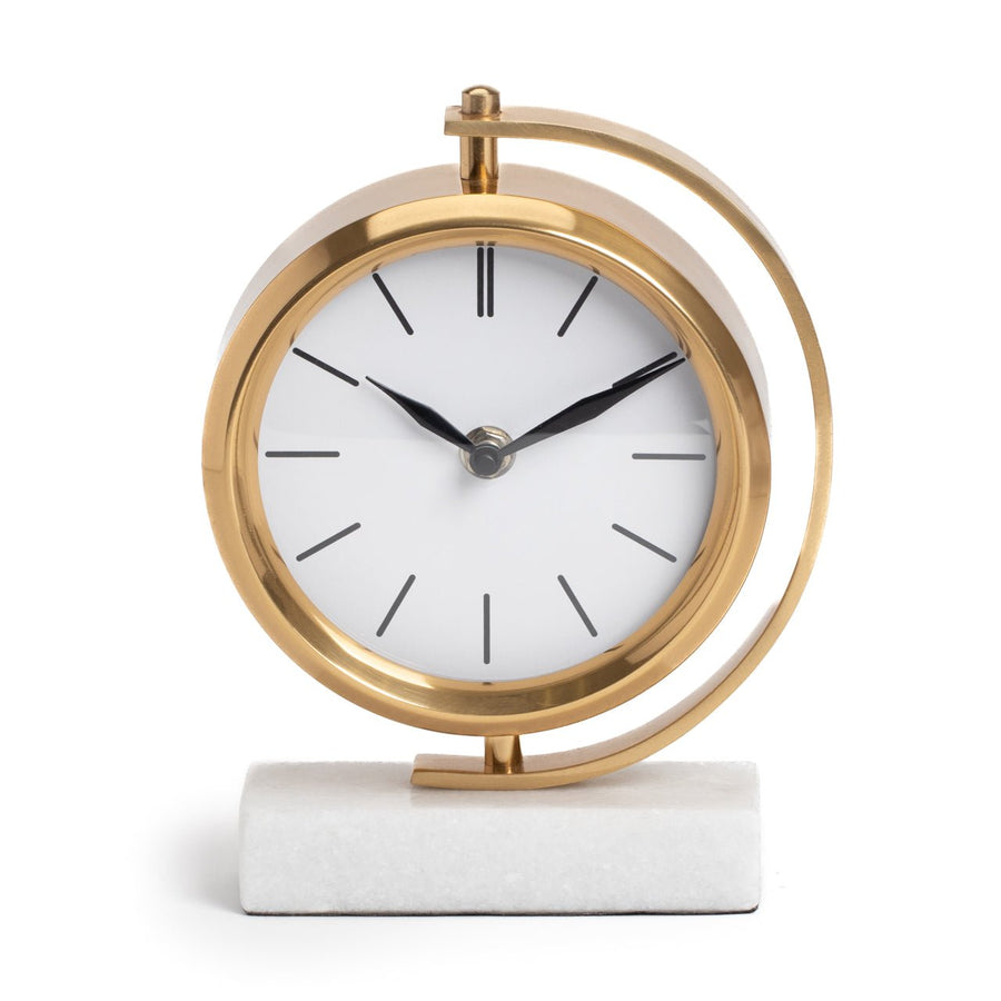 Marble Table Clock - Monticello Shop