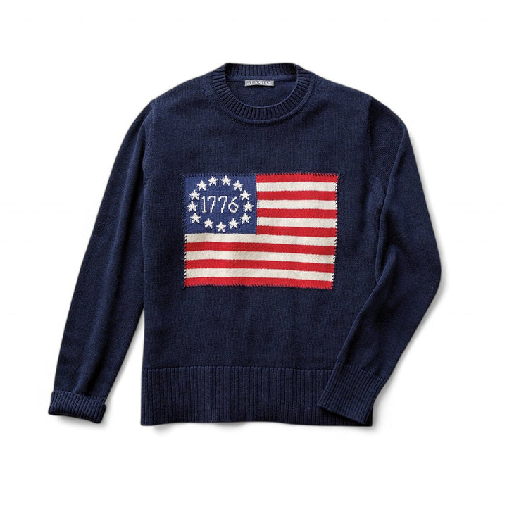 Monticello 1776 American Flag Sweater - Monticello Shop