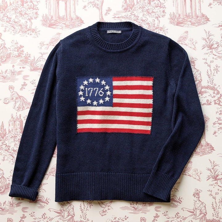 Monticello 1776 American Flag Sweater - Monticello Shop